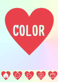 red color rainbow  F18