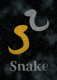 gold and silver snake