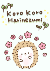 ころころハリネズミ(ウキウキ春みどり)