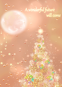Christmas tree with rising money luck3.