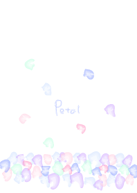 Petal of aquarelle
