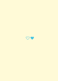 minimam heart (lightblue yellow)