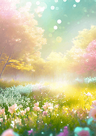 優美な春の風景の着せかえ(Spring-828)