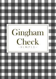 Gingham Check-Black 28