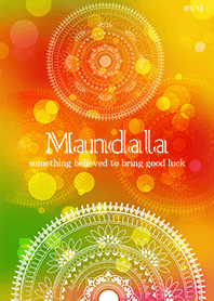 Mandala Gradation Good luck