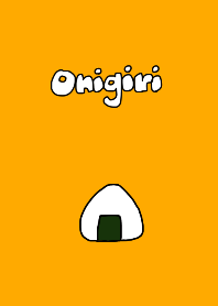 Cute theme of onigiri