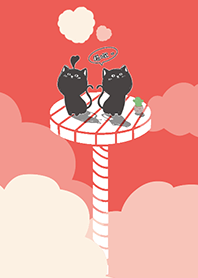 Cat on Platform J-Red (Re4)