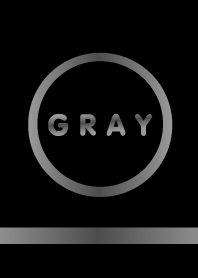 Simple Gray & Black (Circle)