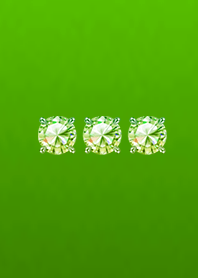 Three Lucky Green Blue Amethyst