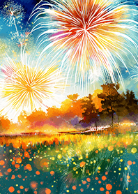 Beautiful Fireworks Theme#676