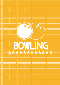 Bowling 12stars simple orange