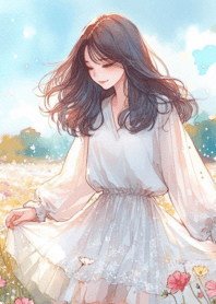 Good day with beautiful flower fields