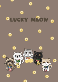 luckymeow / brown
