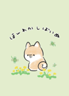ほんわかしばいぬ 春 Line 着せかえ Line Store