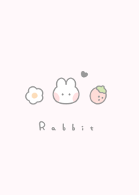 Rabbit & Strawberry |bright pink.