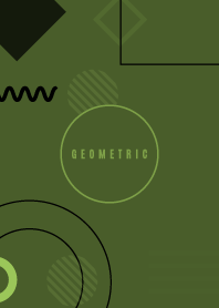 Minimal Geometric Woodland Green