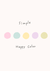 simple happy color