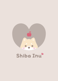 Shiba Inu2 Apple [beige]