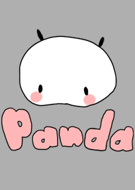 Panda like a child's doodle
