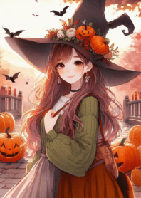 cute little witch halloween V. 50