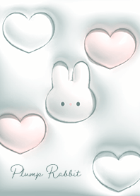 bluegreen Fluffy rabbit and heart 06_1