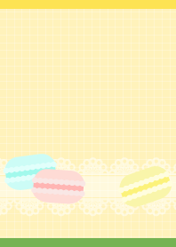 Flying Macaroons02 on yellow