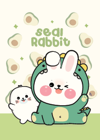 กระต่าย & แมวน้ำ อโวคาโด้