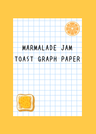 MARMALADE JAM TOAST GRAPH PAPER/ORANGE