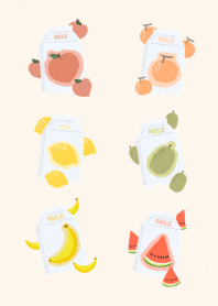 Fruits milk