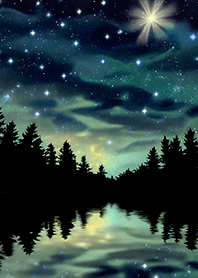 Beautiful starry night view#918