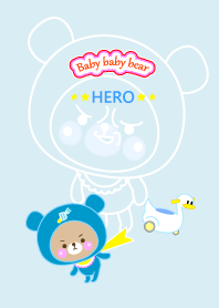 Baby baby bear " HERO "