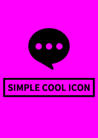 Simple cool icon vivid pink WV