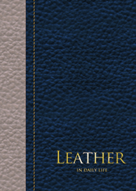 Leather*navy