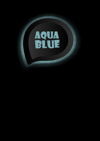 Aqua Blue on Black Theme