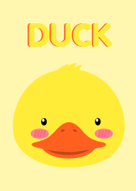 Simple Cute Face Duck Theme
