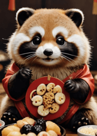 HAPPY RACCOON DOG/health luck