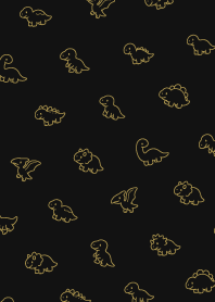 Golden little dinosaur1