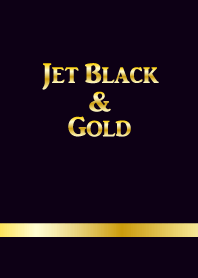 Jet Black & Gold
