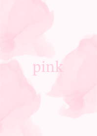 Pastel pink watercolor