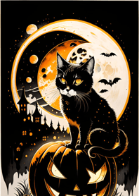 halloween cat 7D35de