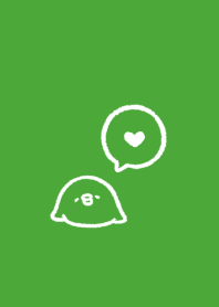 Chill out chick.(blue&green02)