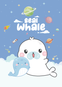 วาฬแมวน้ำอุ๋งๆ ก้อนเมฆน่ารัก แปซิฟิคบลู