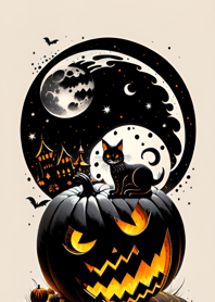 halloween cat 487AfD