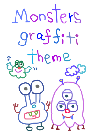 Monsters graffiti theme 2