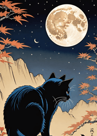 Cat under the Moon db0c92