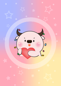 Simple I Love U Pink Buffalo  Theme