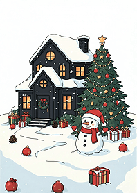 บ้านหิมะวันคริสต์มาส