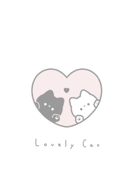 แมวคู่ / pink white