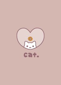 Cat Sunflower - Dullness Pink