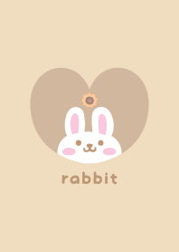 うさぎ3ひまわり[イエロー]